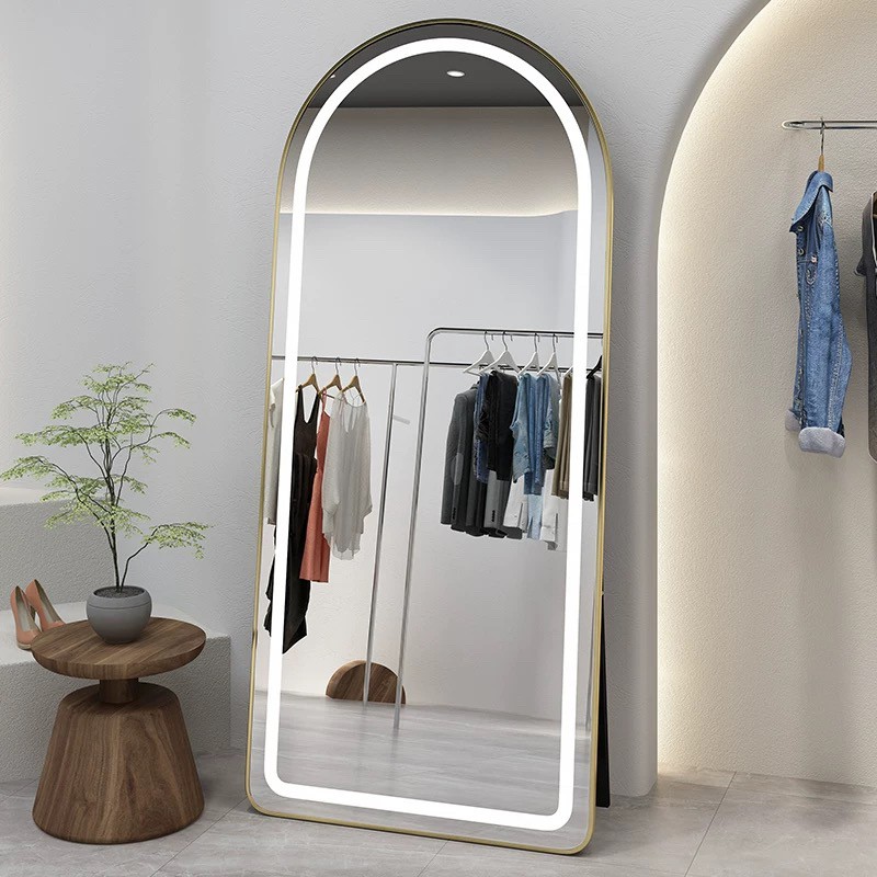 Brass Floor Length Mirror